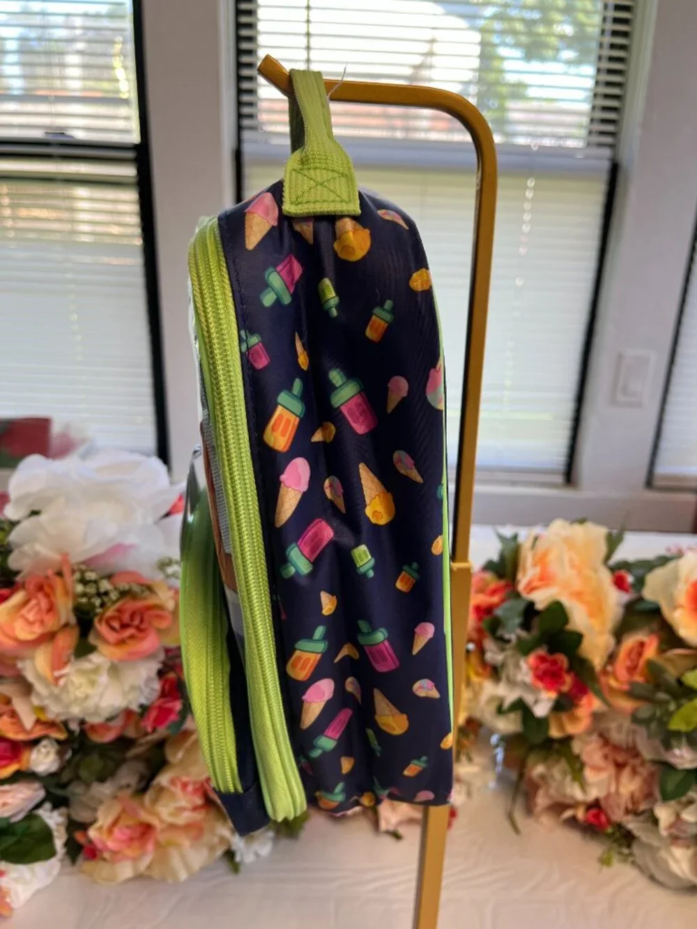 3/$20 Bundle 🌈Bluey Insulated Lunch Bag Popsicle Ice Cream Print Green Navy